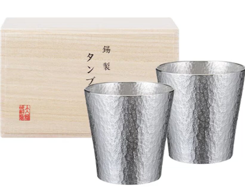 おすすめ⑤錫製のペアタンブラー