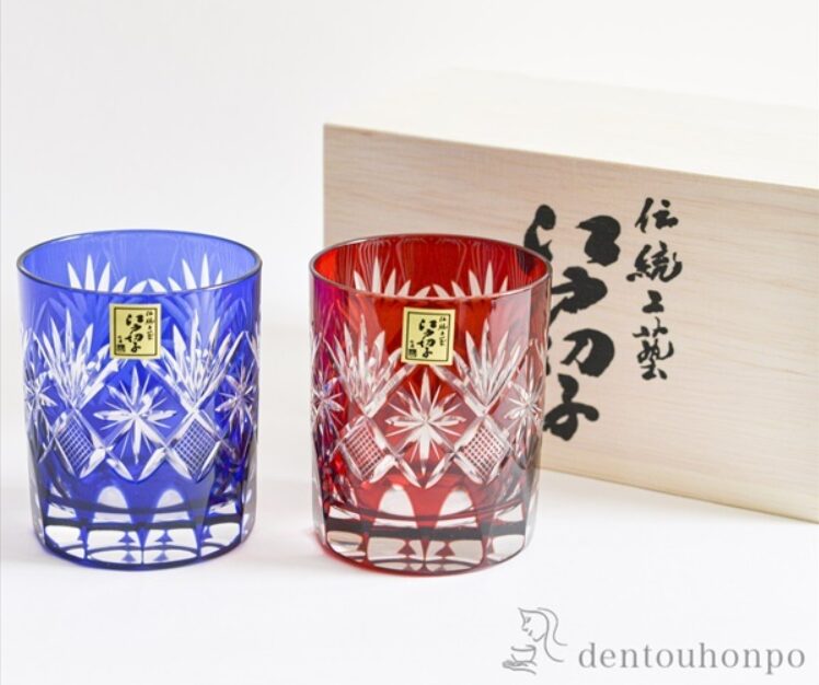 おすすめ③江戸切子のペアグラス